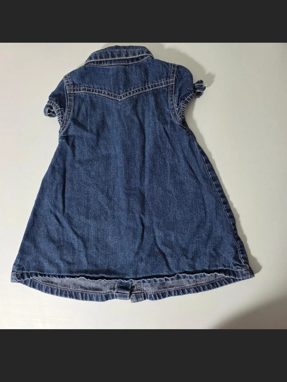 Old Navy Denim Blue Button-Front Dress